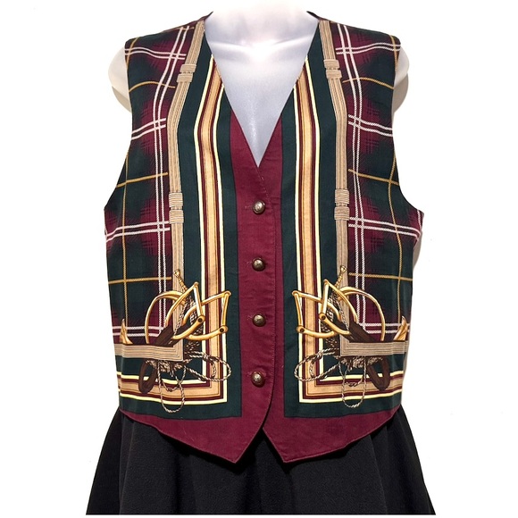 Talbots Jackets & Blazers - Vintage Talbots Equestrian Theme Vest